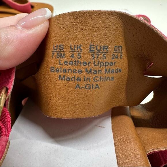 NWOB | Sarto by Franco Sarto | Gia Suede Sandals | Pink | Various Sizes - Picture 12 of 14